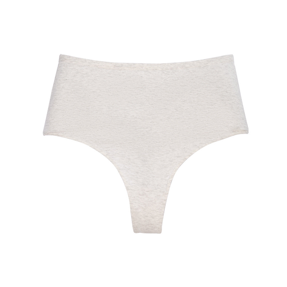 Women's Waist Invisible T-shaped Breathable High Elastic High Slit Non-stuck Crotch Triangle Cotton Underwear