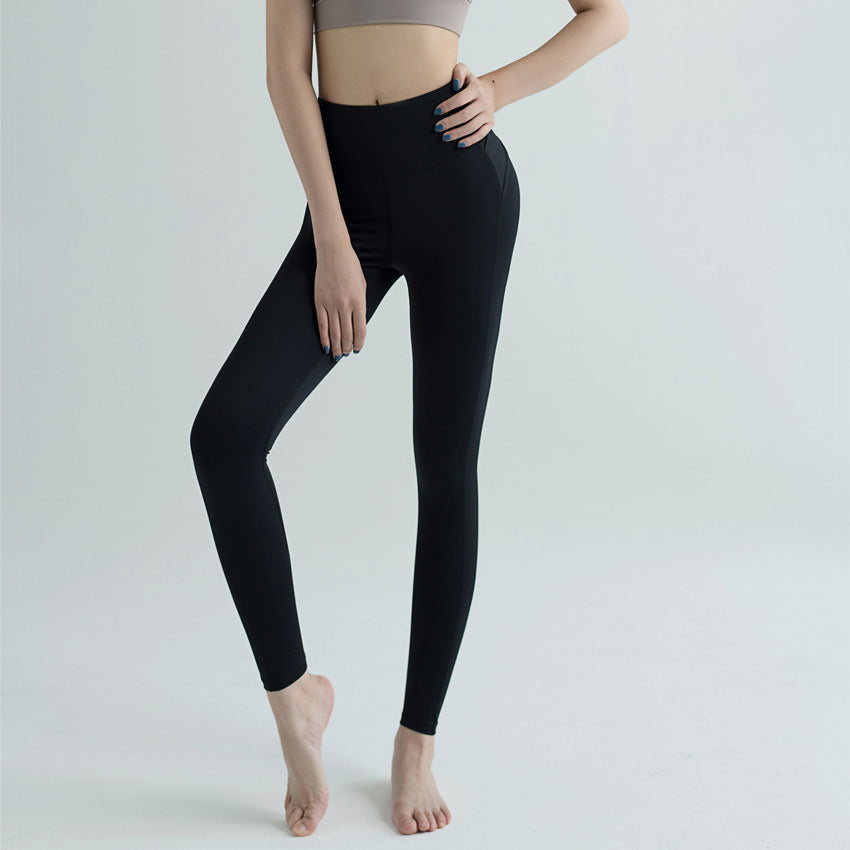 New High Waist Yoga Women's Peach Hip Sports Tights