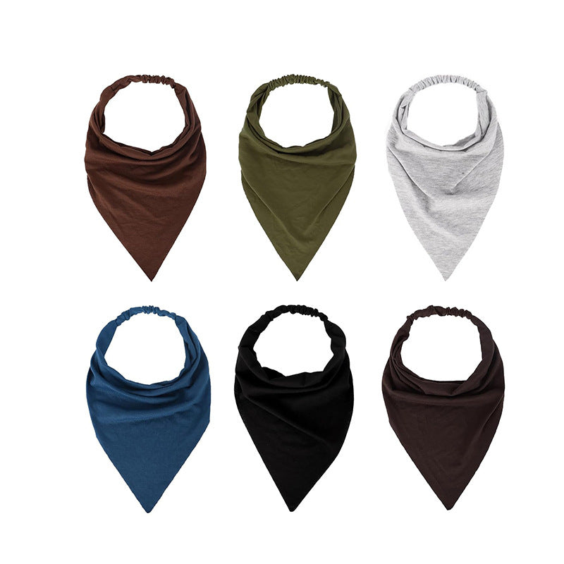 Triangle Shawl Women's Pure Color Comfort All-match High Elastic