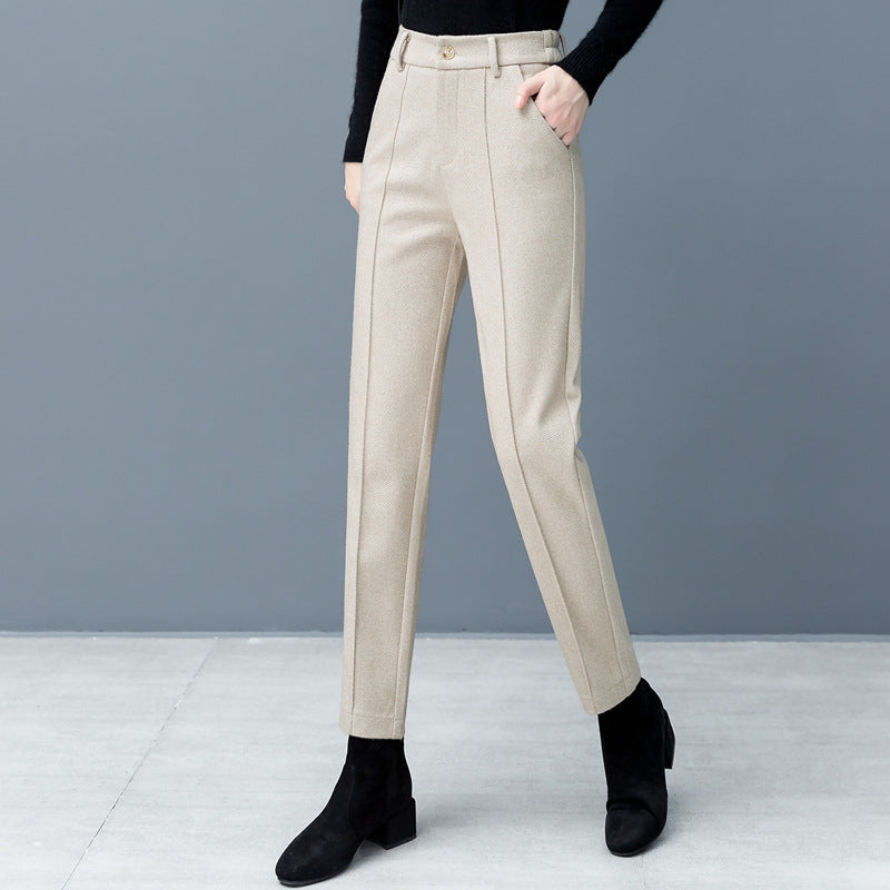 Autumn And Winter New All-matching Straight Casual Tappered Pants