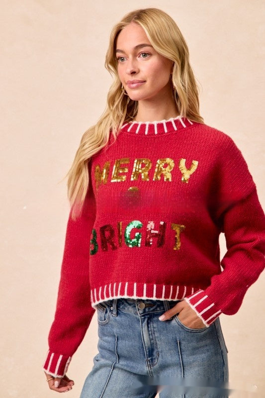 Women's Halloween Style Pullover Long Sleeve Sweater