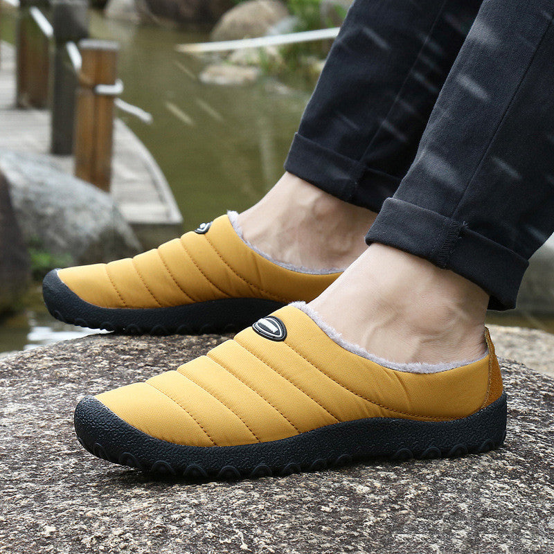 Men's Fleece Warm Casual Cotton Shoes