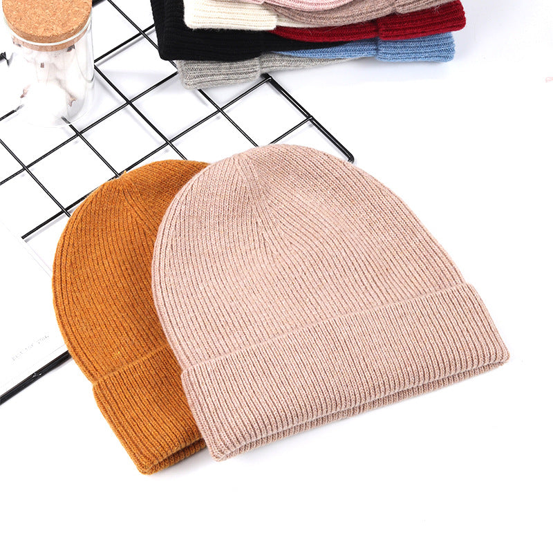 Korean Version Of Japanese Ins Style Cashmere Knitted Hat