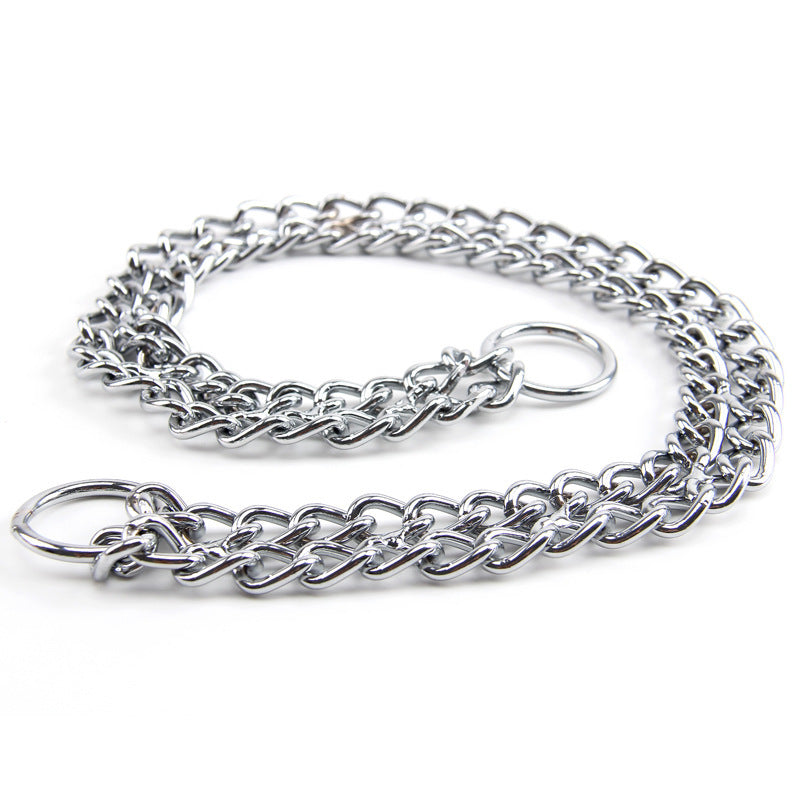 Pet Supplies Collar Double Row Carbon Steel