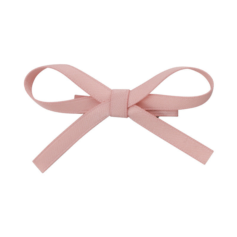 French Lace Style Clip Sweet And Spicy Atmosphere Ribbon Small Bowknot Woven Barrettes Princess Hairstyle Headdress Clip