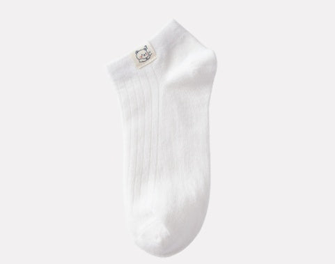 White Bear Cloth Label Small Invisible Women's Socks