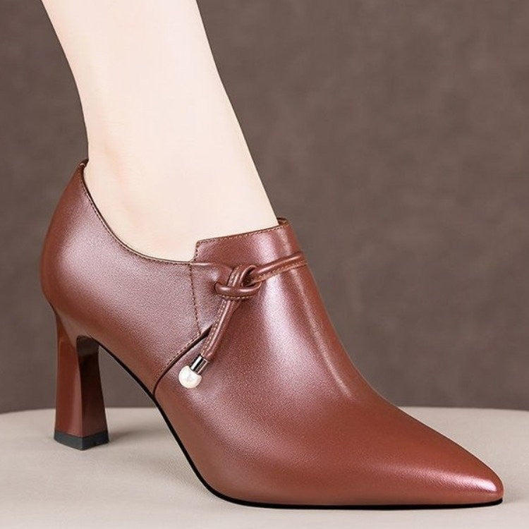 Fine All-match Deep Mouth Women's Single Heel