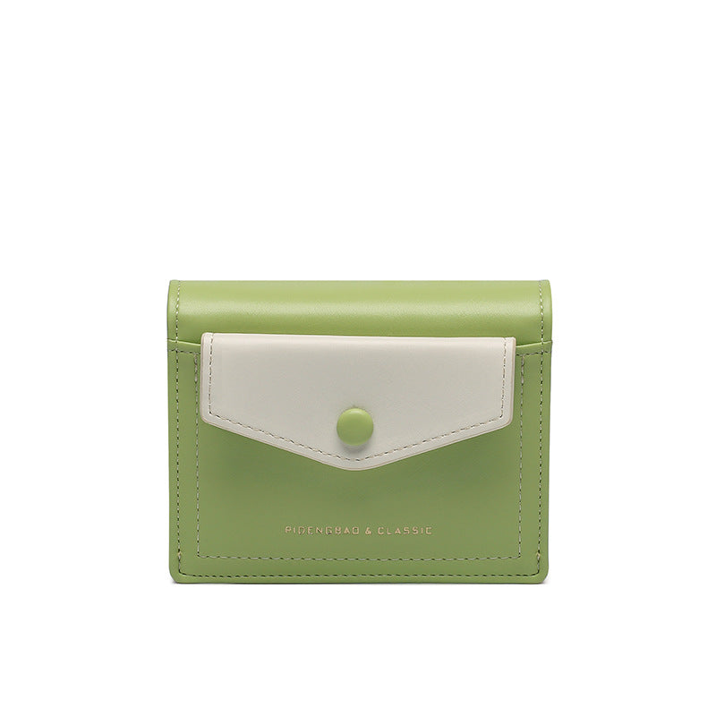 Urban Minimalist Women's Short Leather Wallet
