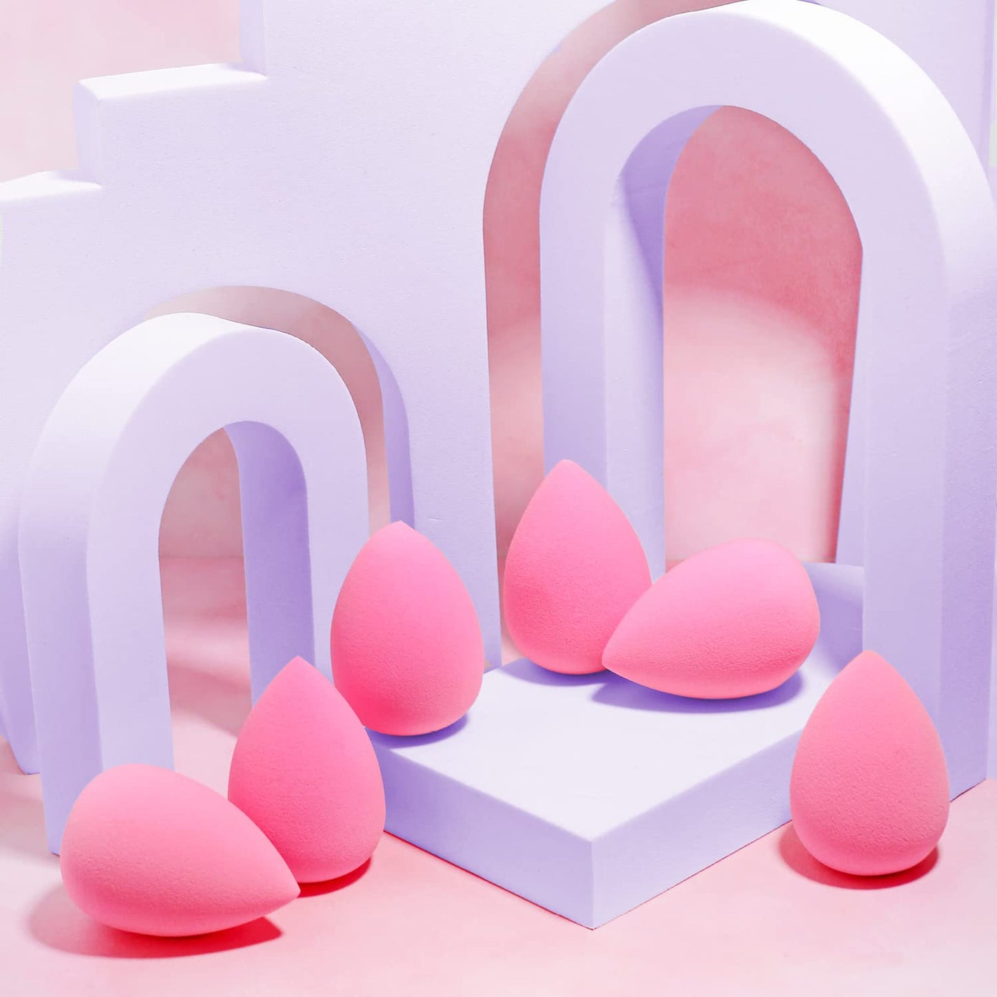 Water Droplet Shaped Ultra Soft Makeup Sponge Set