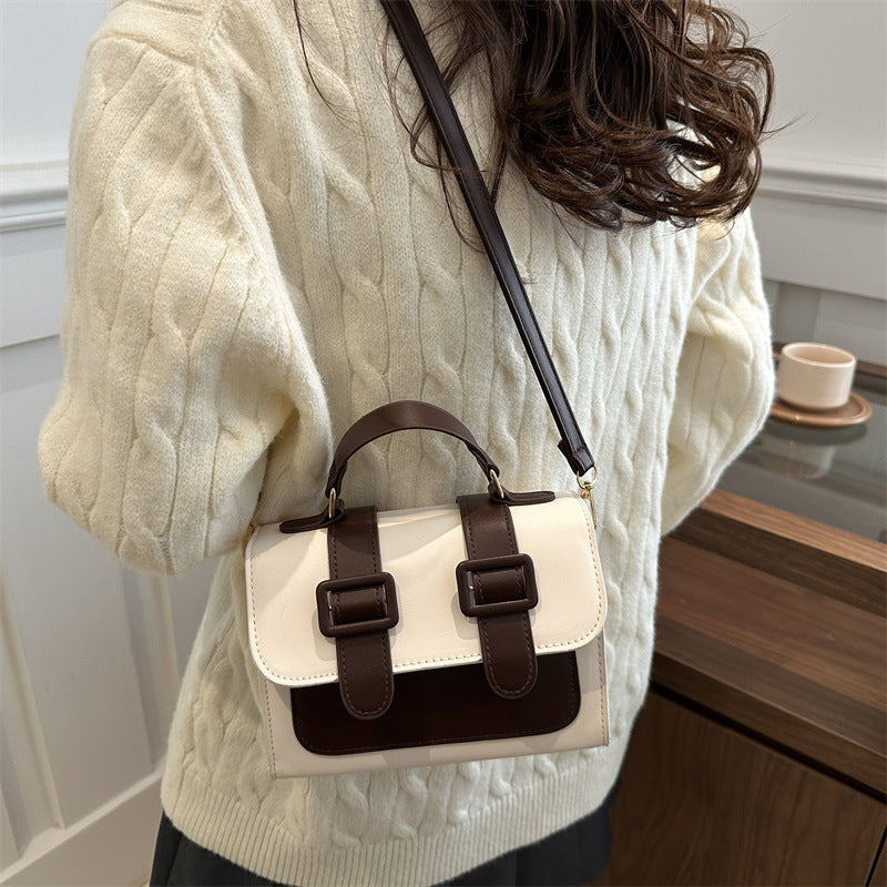 Sjældent Trendy Design En Alsidig Stilfuld Lille Firkantet Skuldertaske/Crossbodytaske