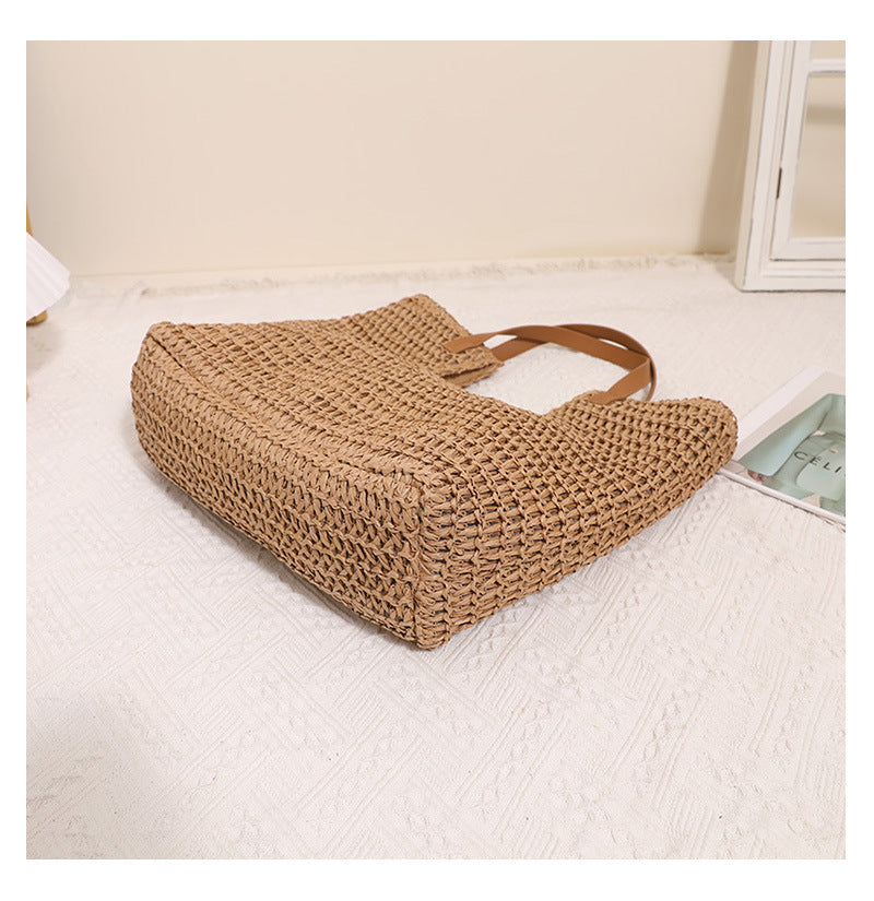 New One-shoulder Straw Simple Large Capacity Beach Bag