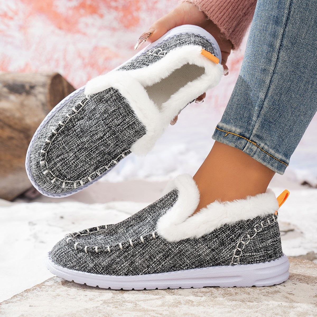 Thickened Indoor Leisure Home Warm Top Snow Boots