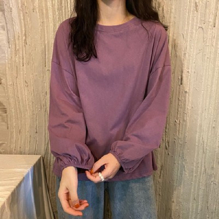 Studerende Slankende Sweater Lanterneærme