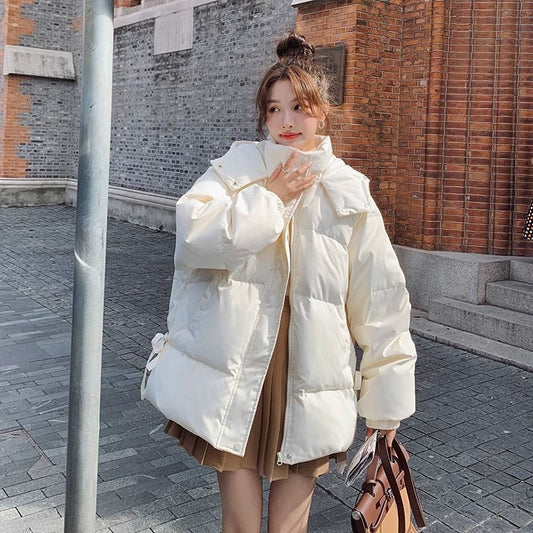 Women's Autumn And Winter Loose And Warm Cotton-padded Jacket