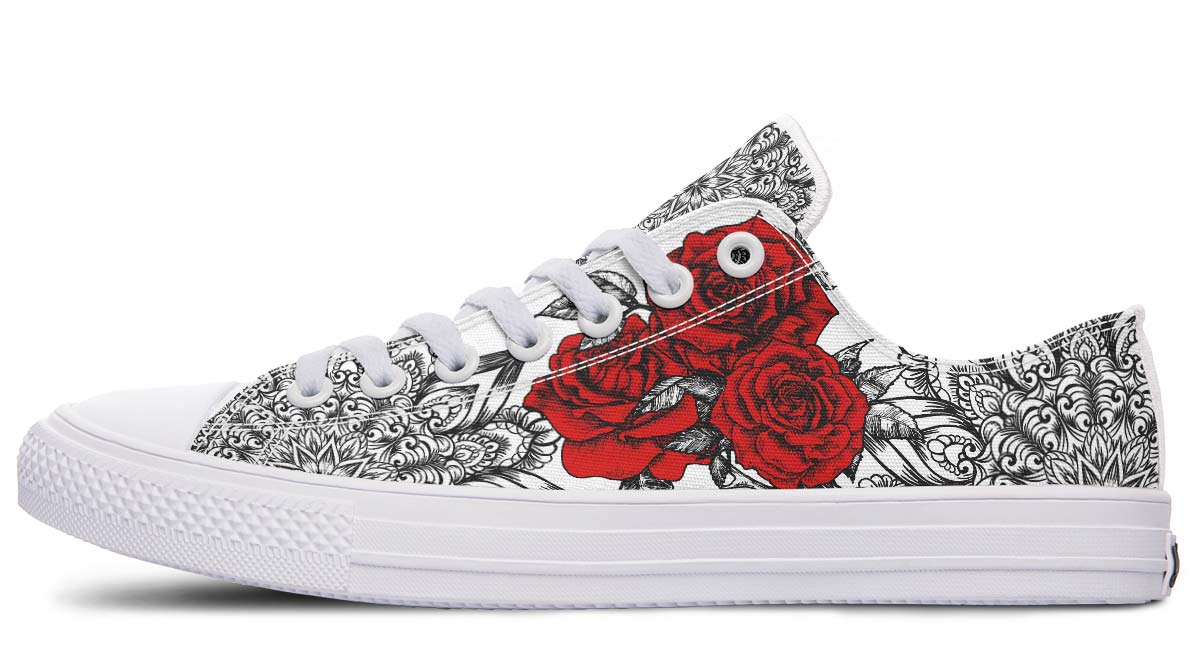 Fashion Print Couple Low-Top Canvas Shoes