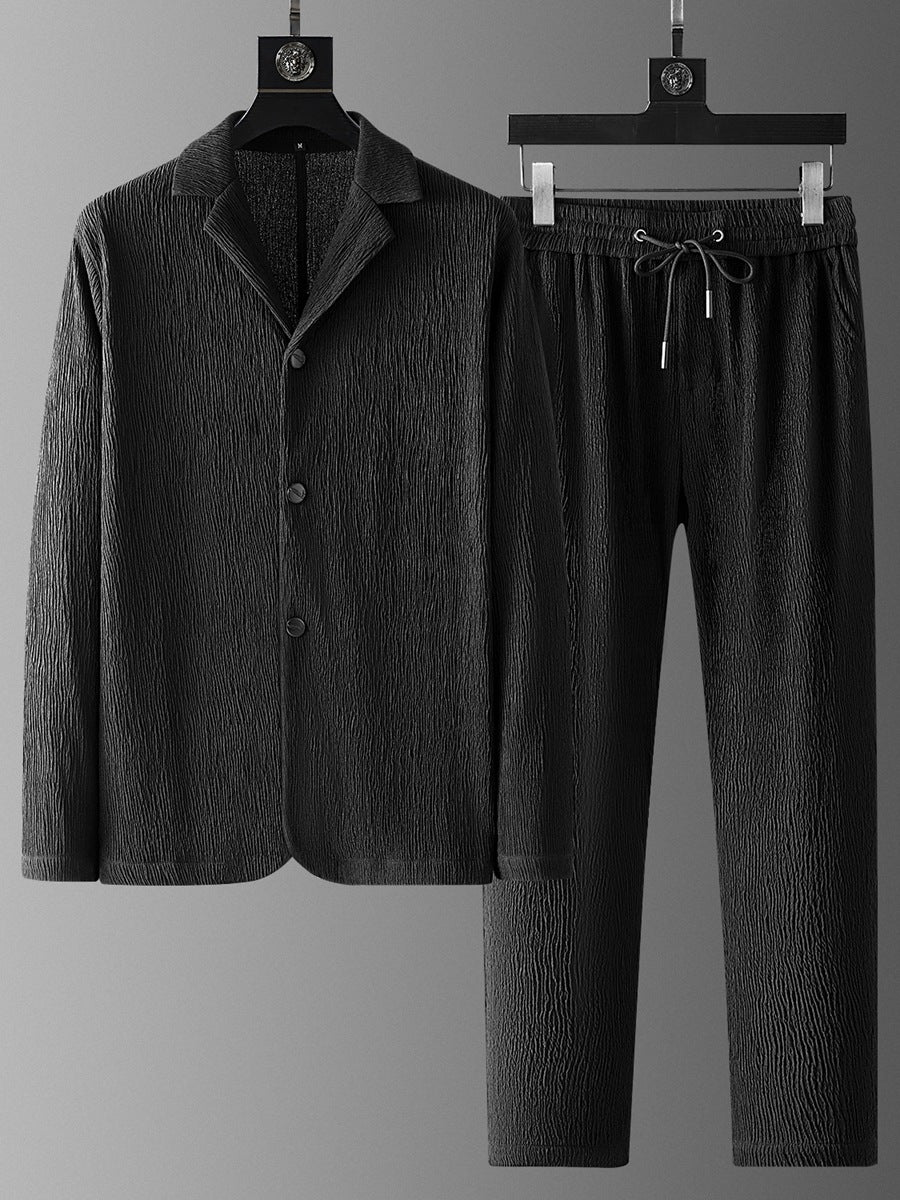 Fashion High Elastic Loose Thin Casual Suit