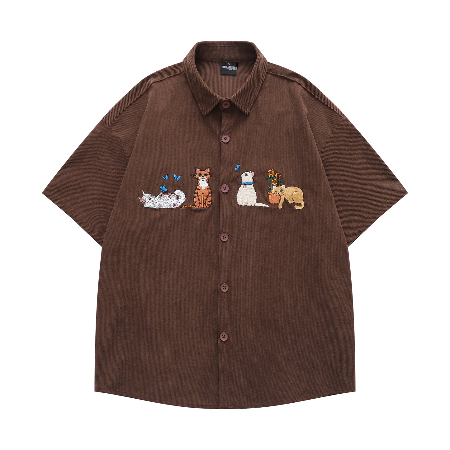 Fashion Brand Loose Couple Loose Shirt