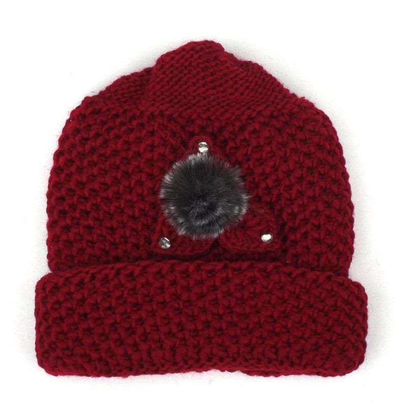 Winter Windproof Thickened Warm Knitting Wool Head Cover
