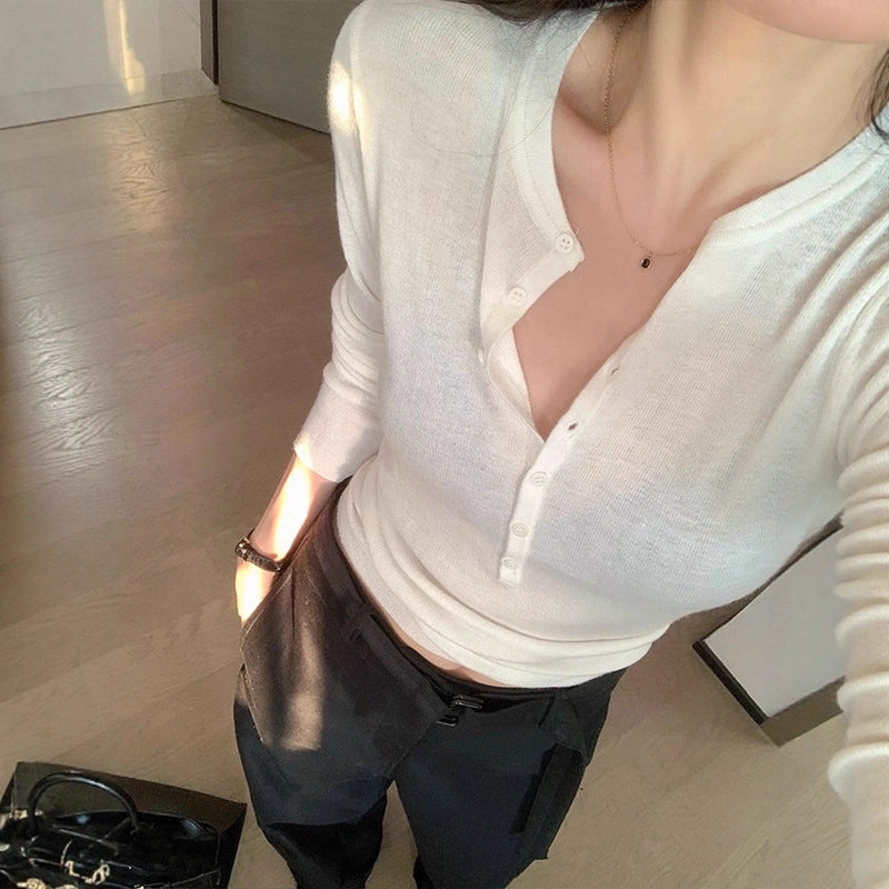 Ny Slim Fit Indertøj Langærmet Dame