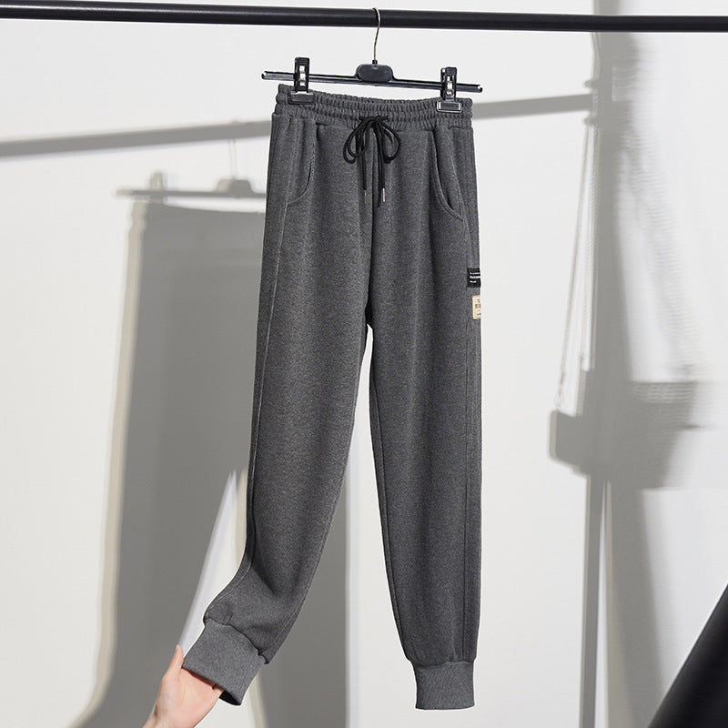 Women's Casual Simple Solid Color Leg Closing Trousers