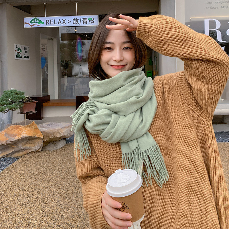 Men's Fashion Solid Color Scarf Shawl