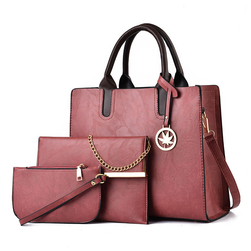 Women's Large Capacity Three-piece Messenger Bag