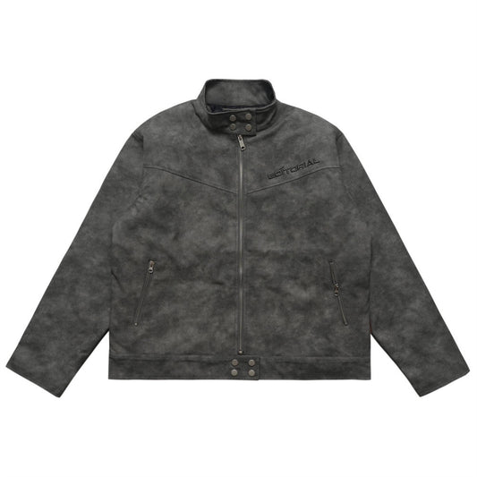 High Street Biker's Leather Jacket Male