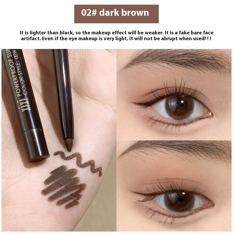 Eyeliner Waterproof And Sweat-proof, Not Easy To Makeup