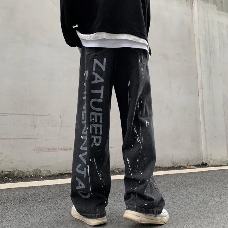 Men's And Women's Same Stitching Jeans