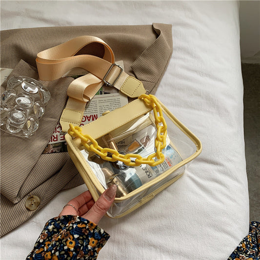 Transparent Crossbody Bag One Shoulder Jelly