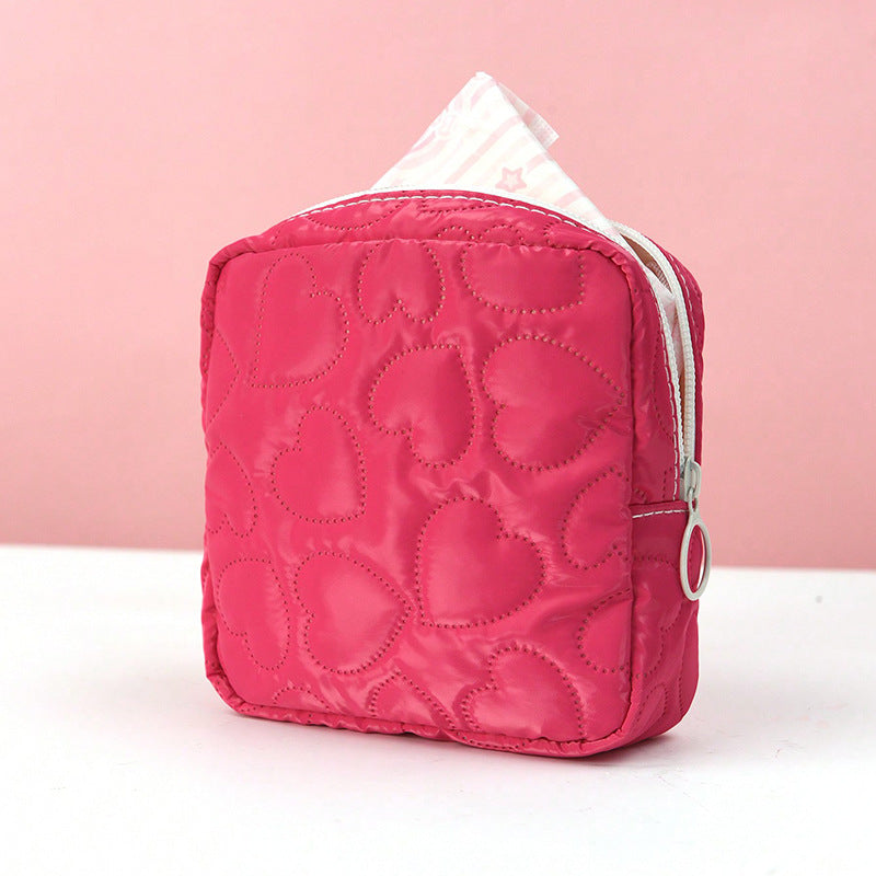 Candy Color Cute Storage Bag Student Portable