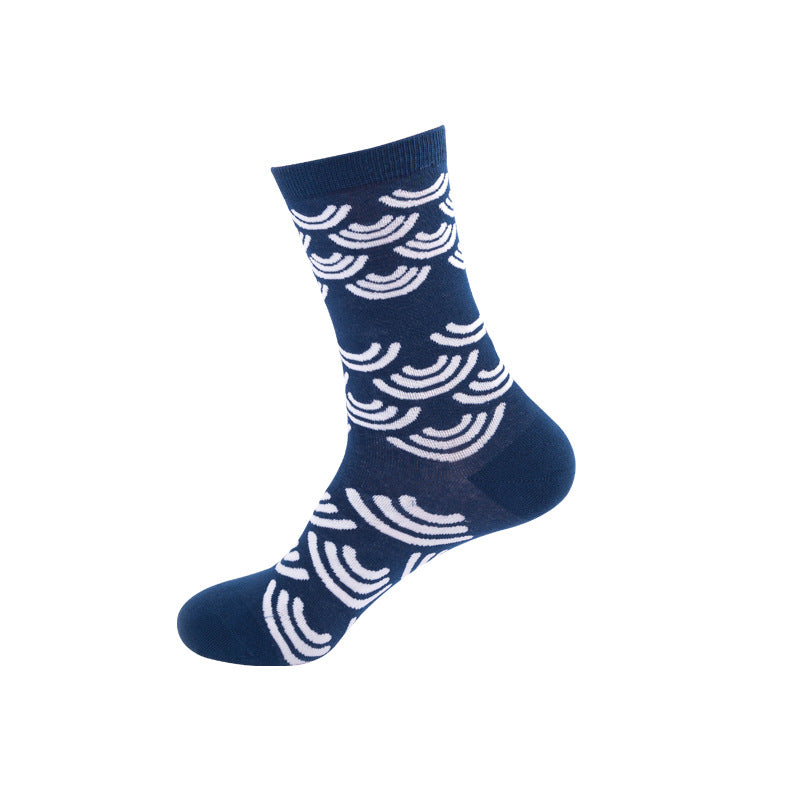 Socks Tide Brand Medium Tube Unisex Street Creative