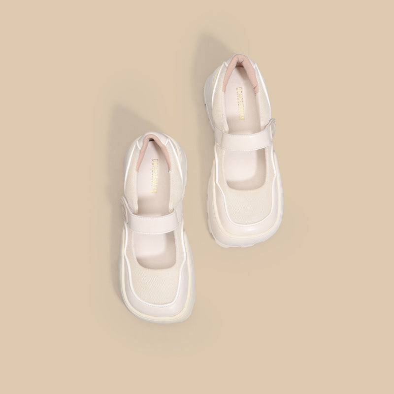 Vintage Mary Shoes With Platform Soles