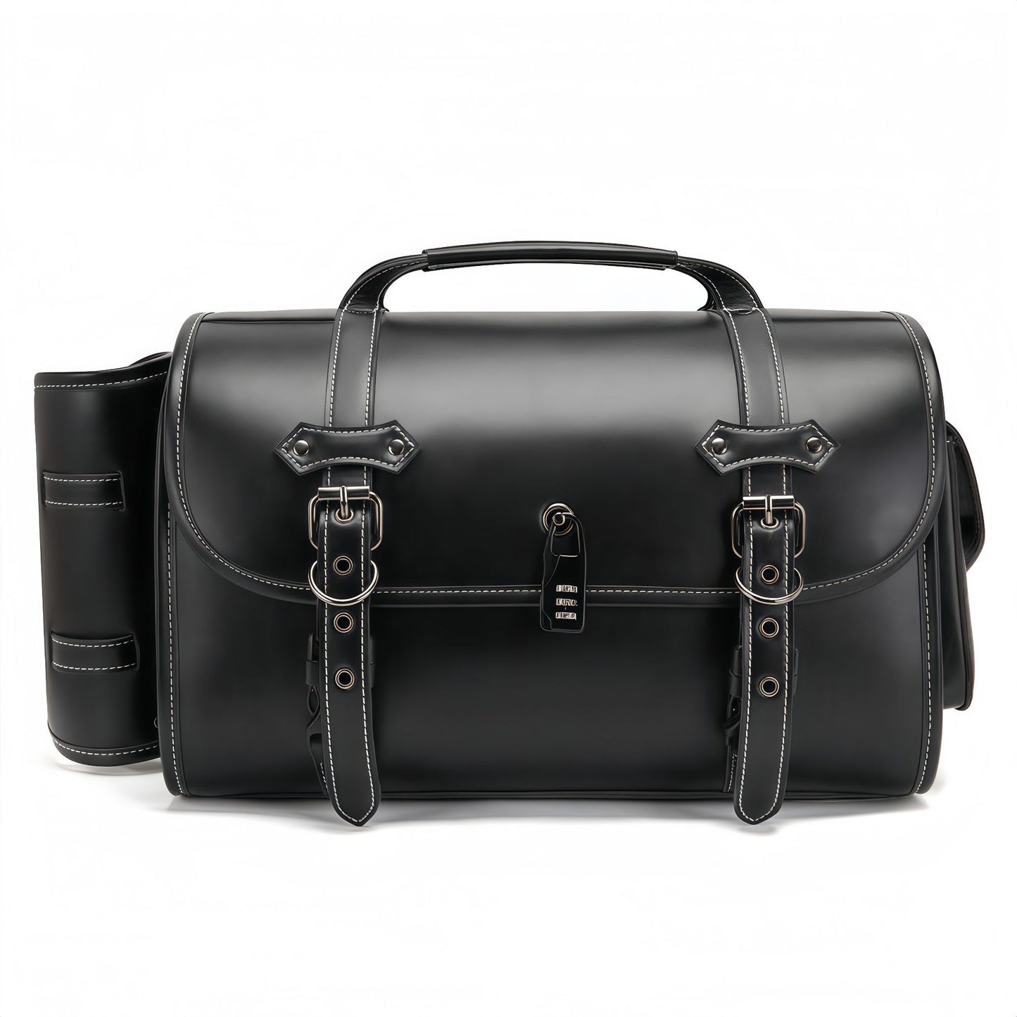 Cross-border Hot Sale Motorcycle Tail Coded Lock Of Bags And Suitcases Side Bag Prince Cruise Modified Side Bag Dark Punk