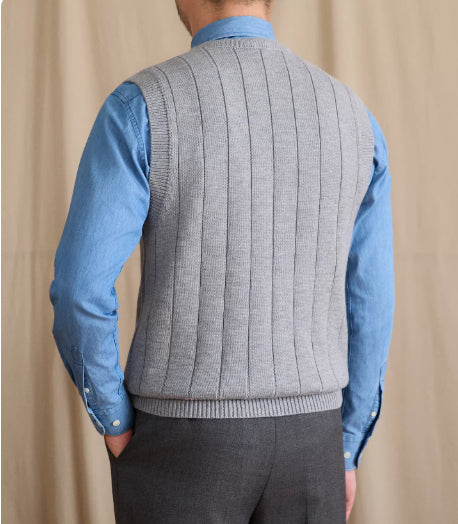 Mens Stylish Casual Slim-fit Knitted Vest