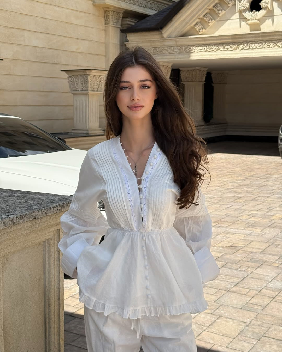Women's Long-Sleeve Shirt Fashionable Casual Set