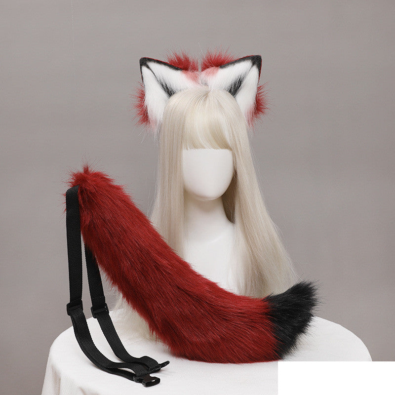 One Piece Dropshipping Handmade JK Headdress Lolita Headband Line Winder Fenille Cosplay Animal Ears Beast Tail Suit