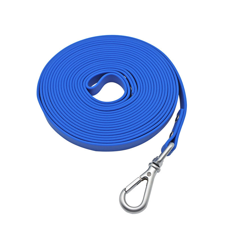 Pet Supplies PVC Embossed Lengthened Hand Holding Rope Waterproof Dog Walking