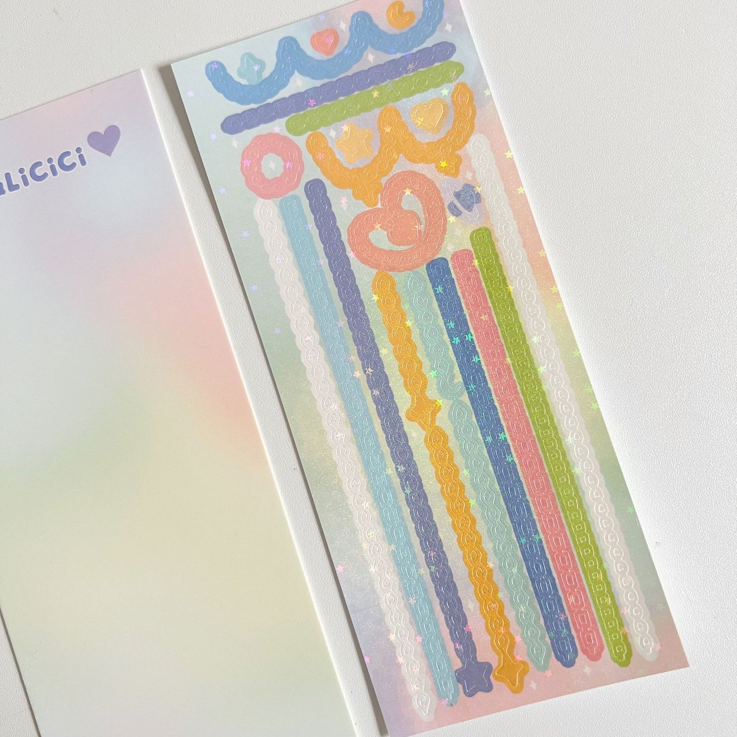 Cat Cherry Blossom Decorative Laser Sticker