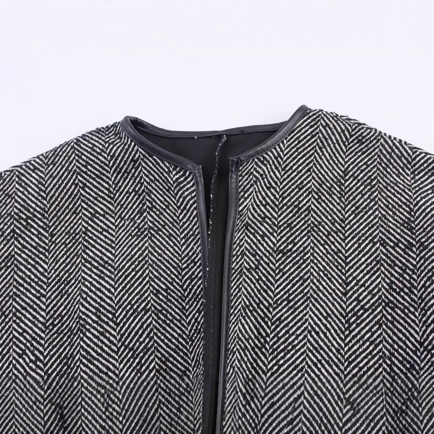 British Style Fashionable Temperament Lace Waist Design Mid-length Coat