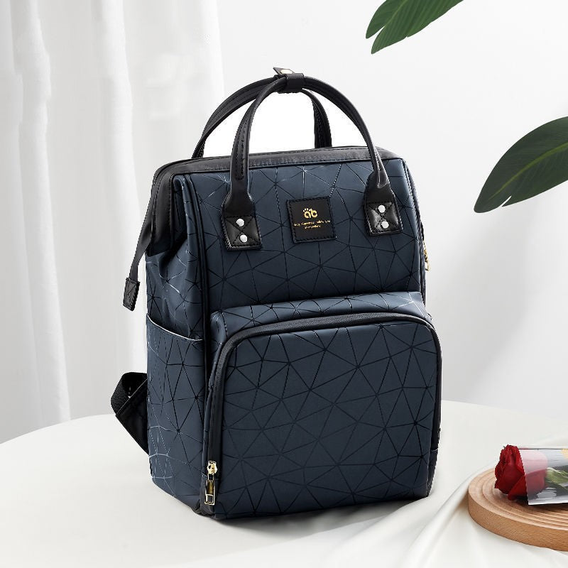 Mommy Bag Multifunktionel Mor og Baby Rygsæk Dobbelt Skulder Stor Kapacitet