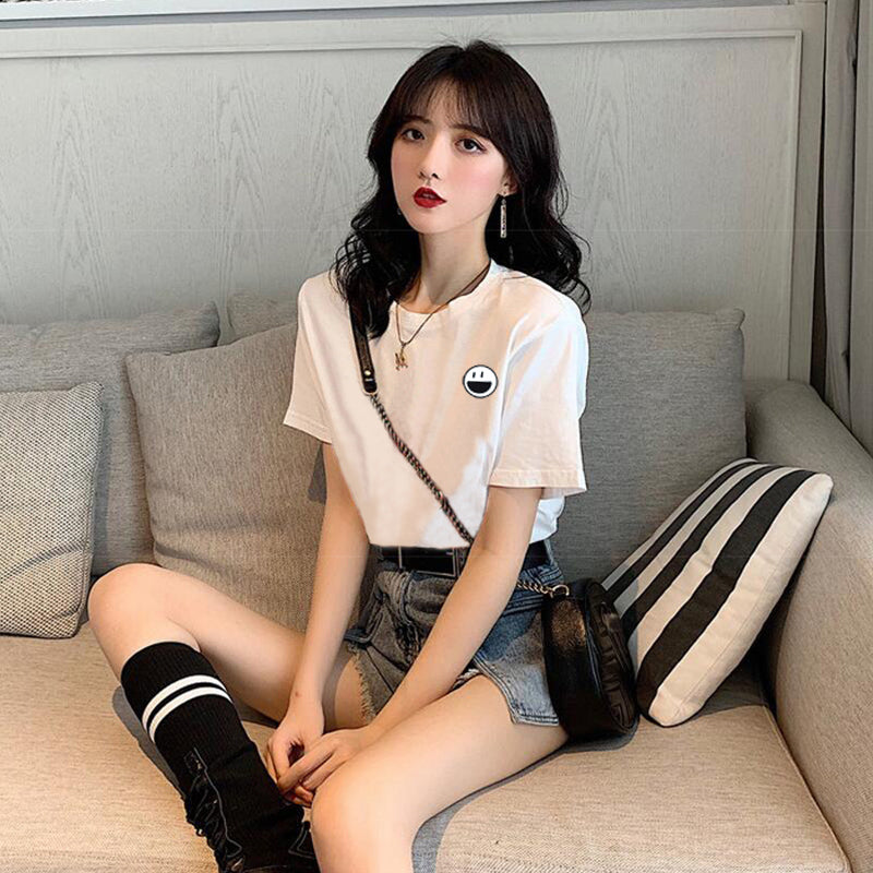 Loose Half-sleeved Design Niche Chic Sweet And Spicy Top