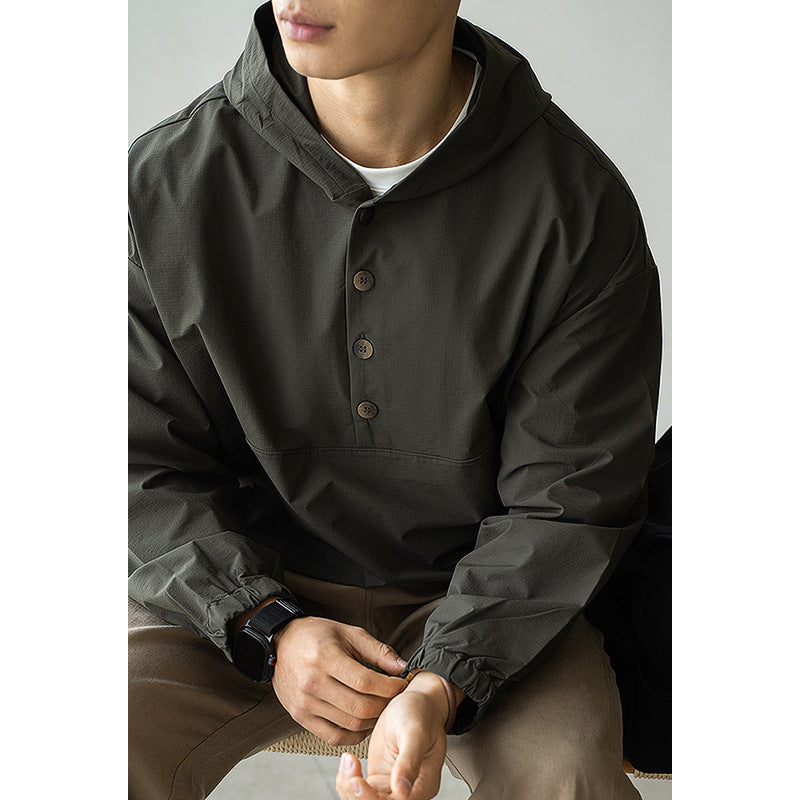 Outdoor Mountain Quick-drying Commuter Hooded Jacket For Men