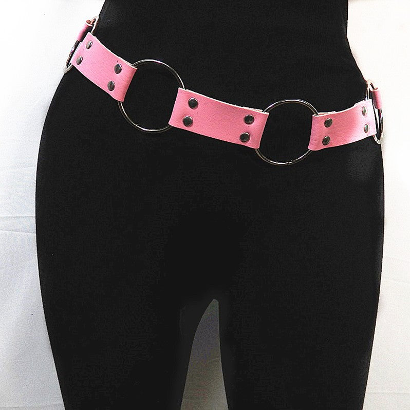 Punk Style Concave Shape Waist Chain Fire