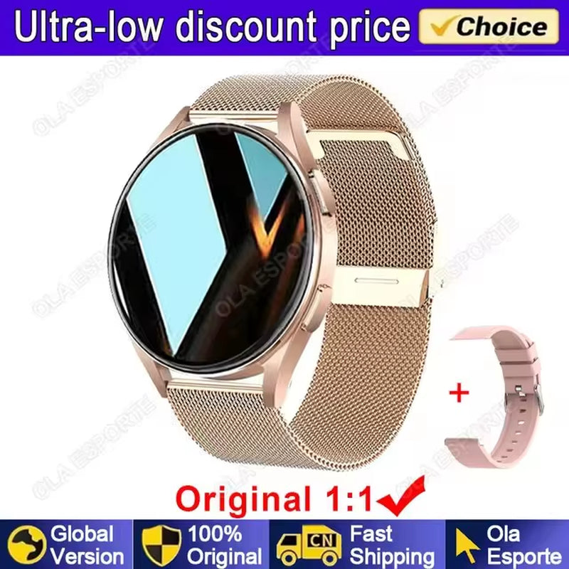 2024 New Smart Watch 6 Pro Full Touch Blood Pressure Blood Oxygen Bluetooth Call Waterproof Smartwatch Men Women for Android IOS