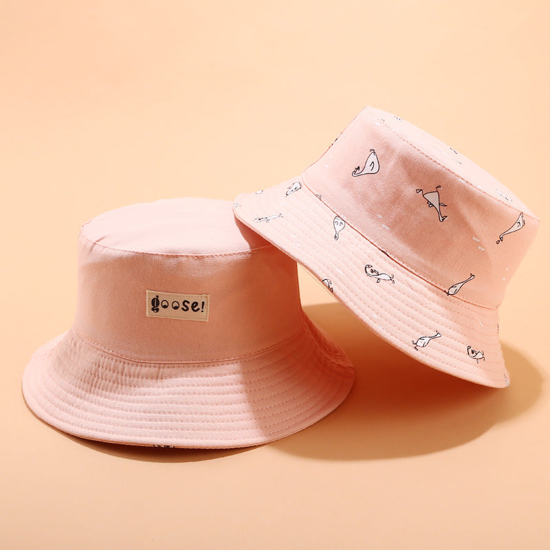 Soft Girl Sunshade Double-sided Fisherman Hat