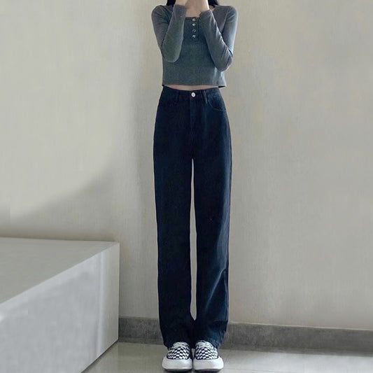 Loose Casual Wide Leg Mop Pants