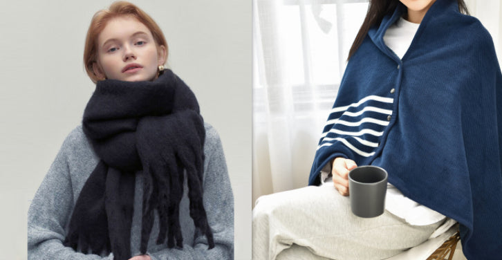 Glutinous Idle Style Thermal Long Scarf