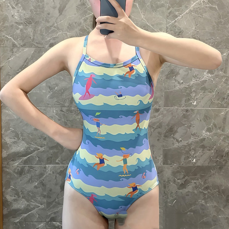 One-piece Racing Swimsuit Professional Sports Competitive Swimsuit