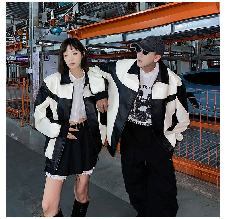 Men's Oversize American Plus Size Locomotive Style Coat
